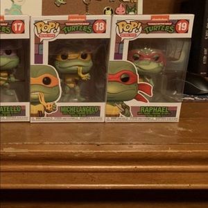 Retro Ninja Turtle Funko Pops